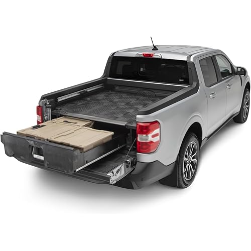 DECKED Truck Bed Storage System with System Accessories | Compatible with Ford Maverick (2022-current) 4'6"
