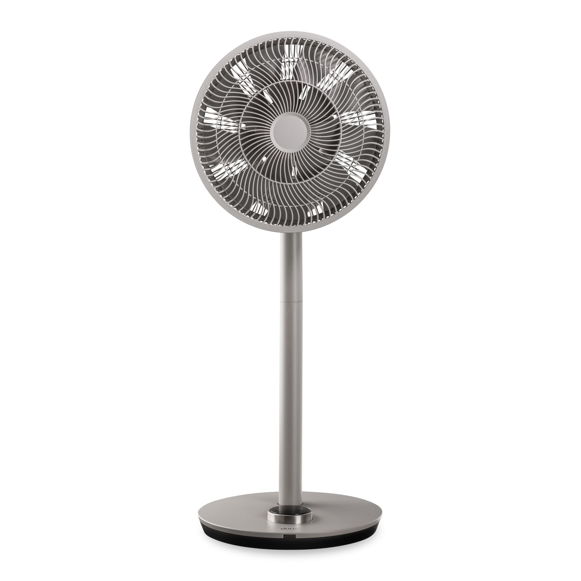 Duux Whisper Flex Smart standing fan | Control via remote control & smartphone | Height adjustable 51-88cm | Quiet fan with night mode and timer | Authentic Grey | DXCF54UK