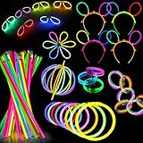 Varita luminosa, joya a granel de los favoritos: regalo de cumpleaños, idea para juegos de habilidad, fiestas de pijamas neón, entretenimiento, Halloween, fiestas brillantes, conciertos, bodas, raves, discotecas infantiles, bares, Navidad, camping, baile de boda, fiesta clásica de los 80, fiesta de noche, carnaval, fiesta infantil, decoración de mesa