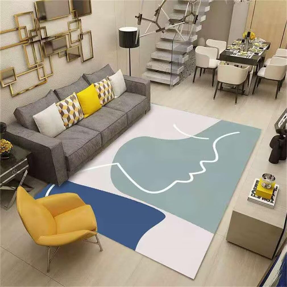 Tapis de salon au design minimaliste moderne pour bureau et chambre