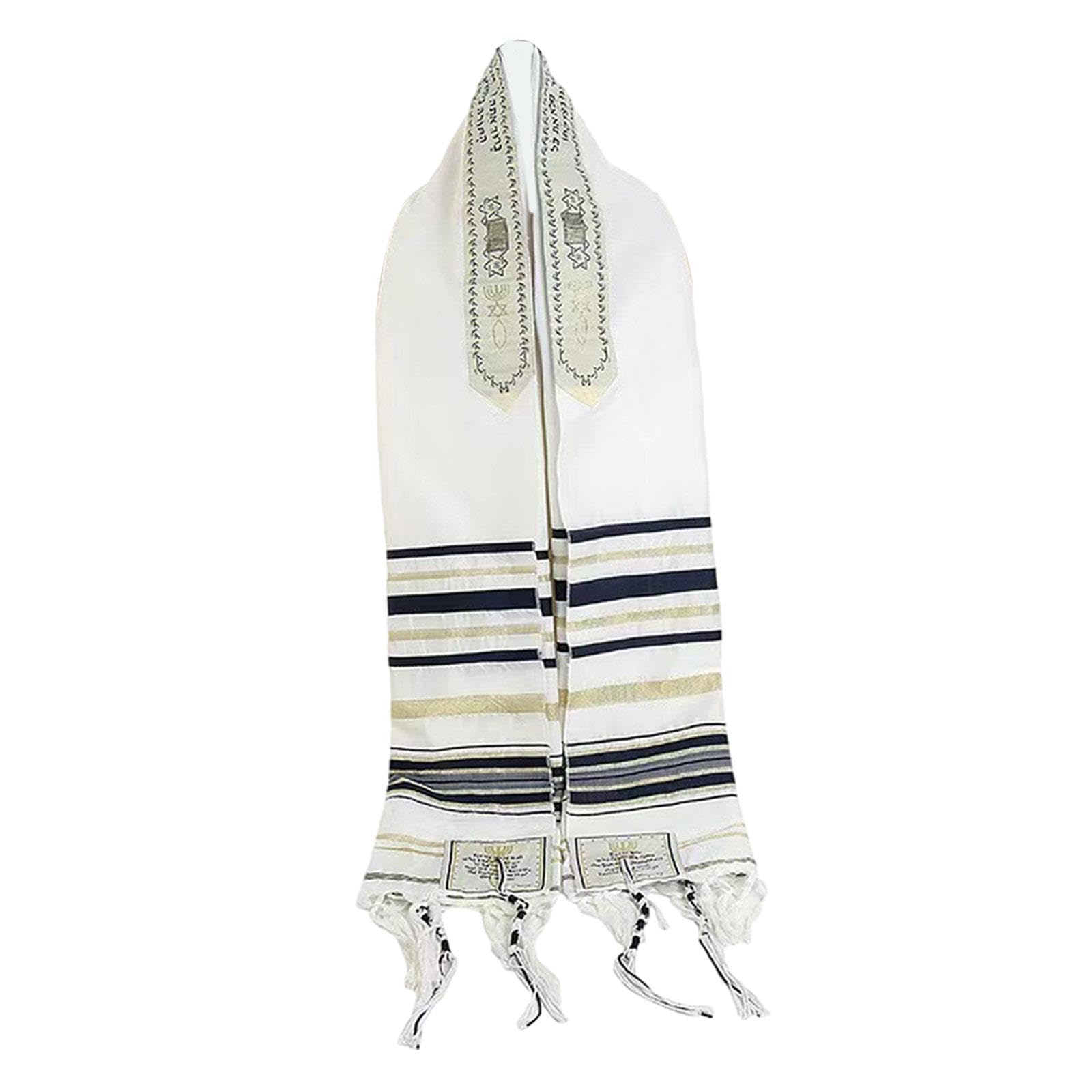 MERISHOPP Prayer Scarf Arabic Scarves for Morning Prayers Yom Kippur Special Occasions Black| Clothing Shoes & Accessories|Womens Accessories|Scarves & Wraps-image-38
