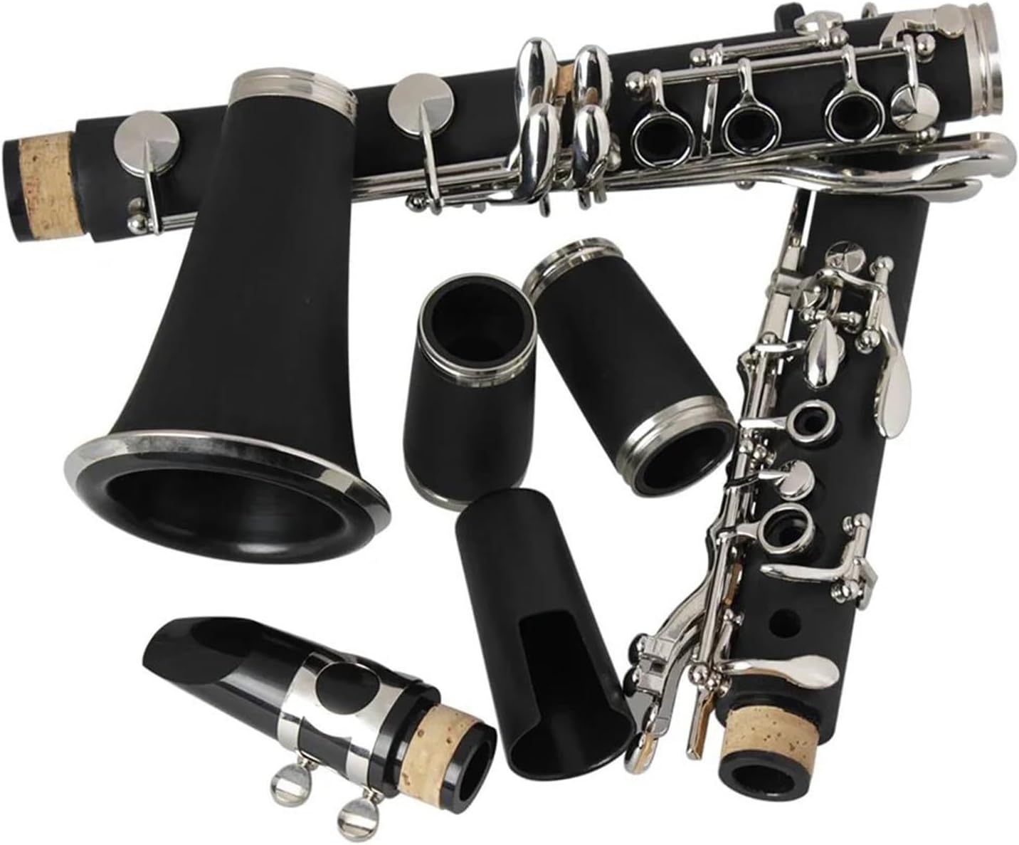 Clarinet for Adult Beginners Bb key 17 keys professional clarinet and woodwind instrument.
