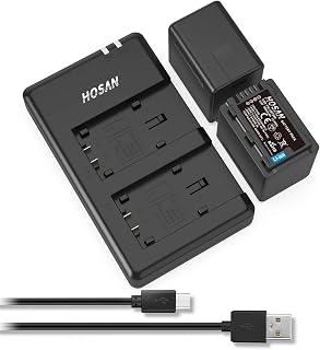 HOSAN VW-VBT380 純正互換 バッテリー 2個 + USB充電器 対応機種 Panasonic VW-VBT380, VW-VBT380-K, Panasonic HC-V110,HC-V210,HC-V520,HC-V720, HC-W570,HC-W580,HC-W850EB,HC-V270,HC-V250EB,HC-V550EB,HC-V727EB,HC-V750EB,HC-V770EB,HC-VX870,HC-VX989,HC-VXF999
