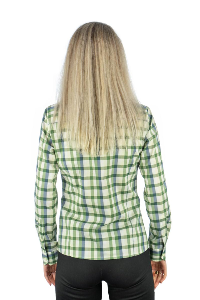TOM COLLINS Damen Bluse Langarm Freizeitbluse mit Haifischkragen Snuko