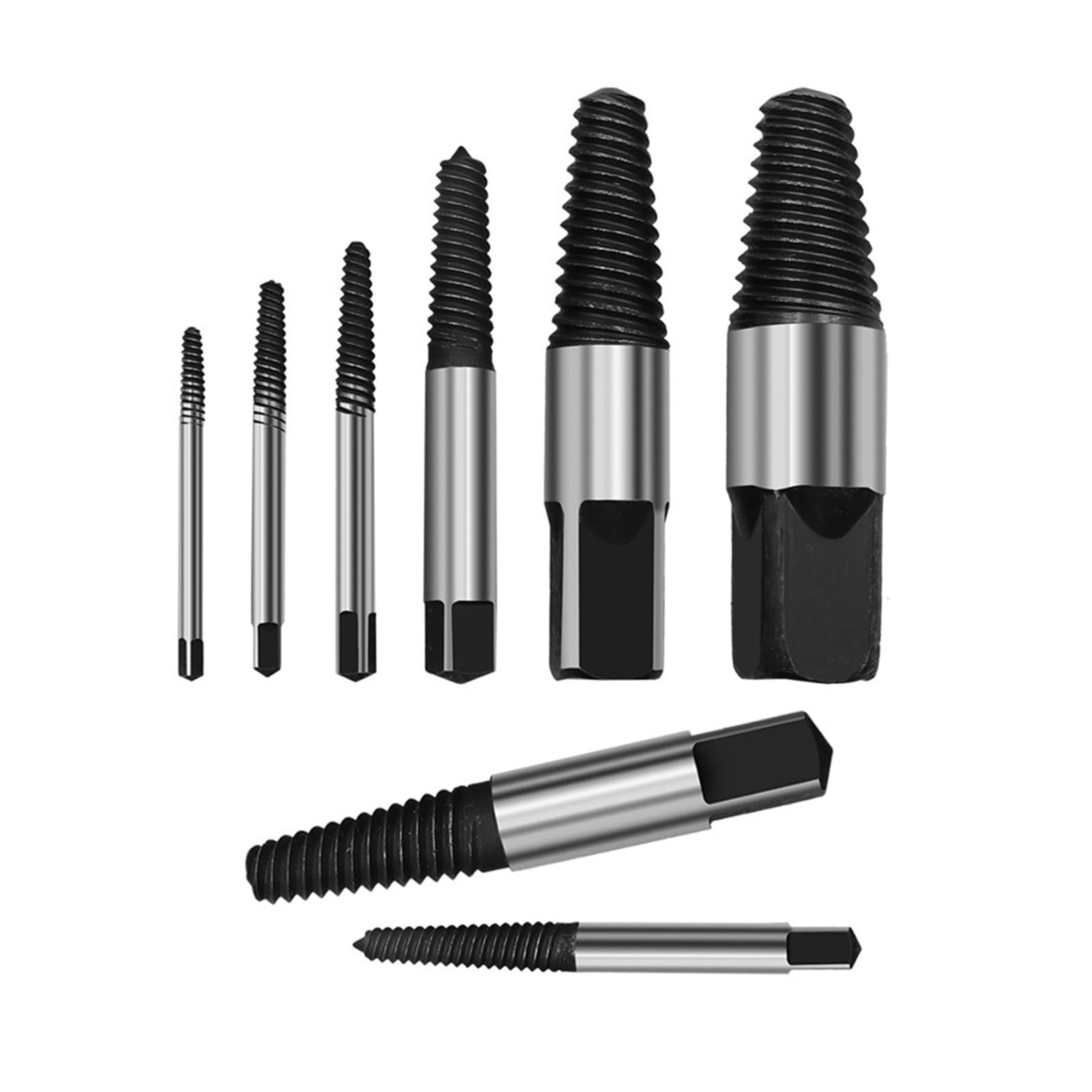 10Pcs Beschadigde Kranen Remover Schroef Tap Extractor Set Gebroken Kranen Removal Kit