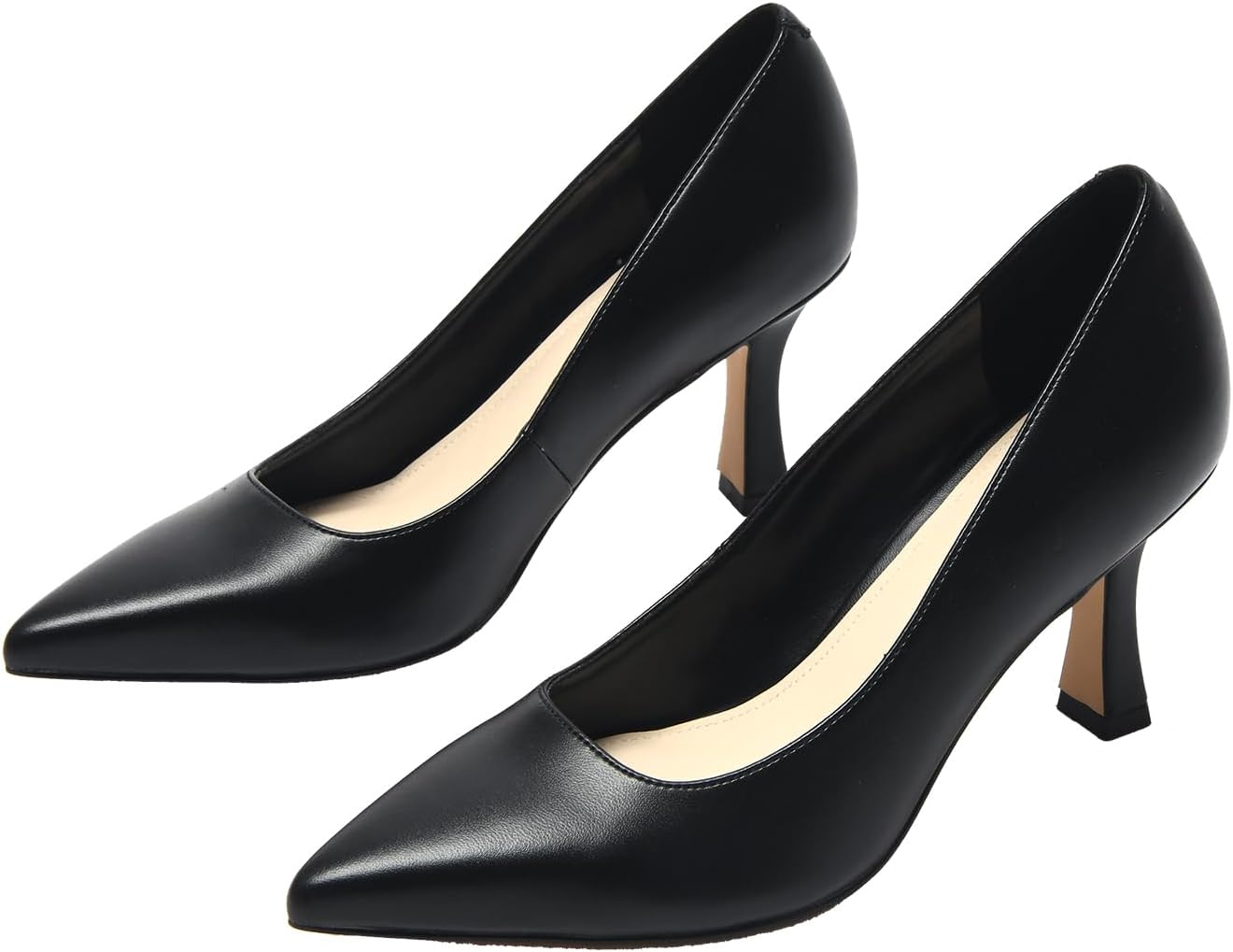 Women's Closed Toe High Heels Dress Pointed Toe Wedding Pump Shoes Prom Bridal Work Office Pumps for Women - Image 6