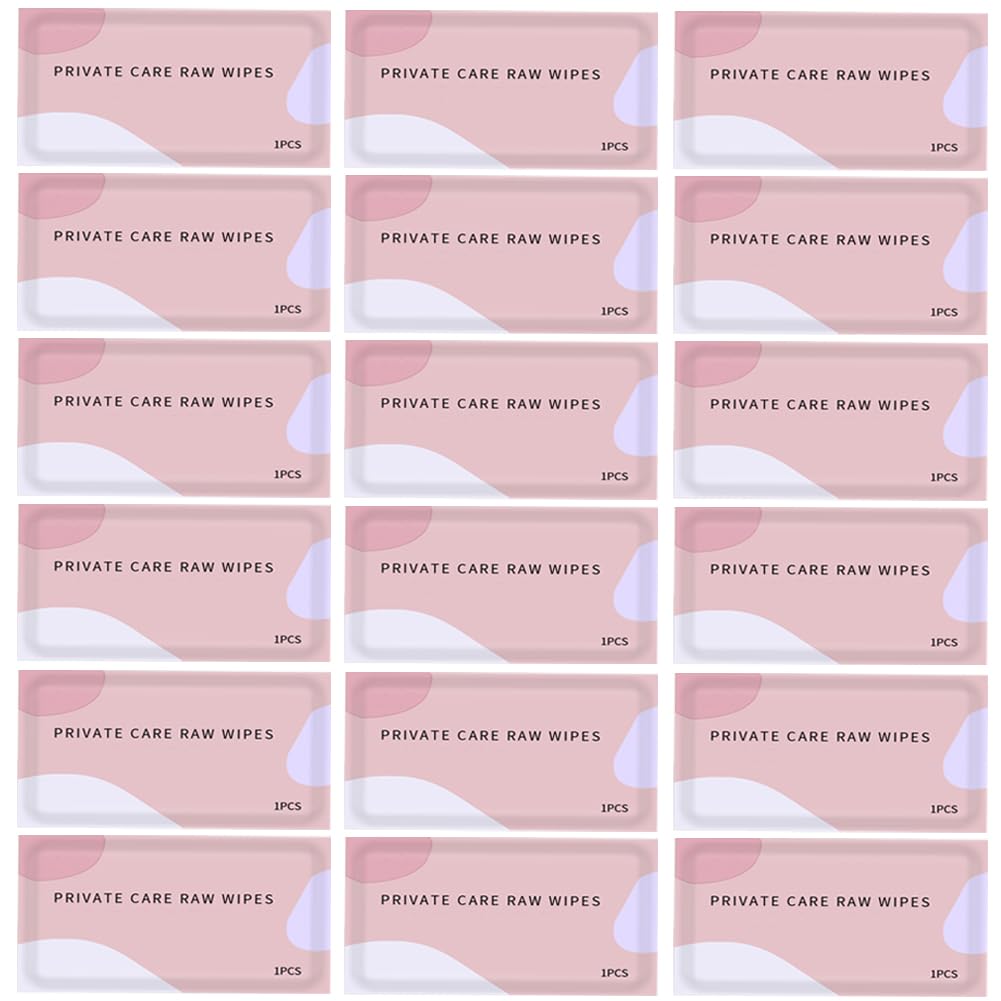30Pcs Individually Wrapped Disposable Cleansing Feminine Care Wipes Travel Cleansing Wet Wipes Private Care Raw Wipes Personal Cleansing