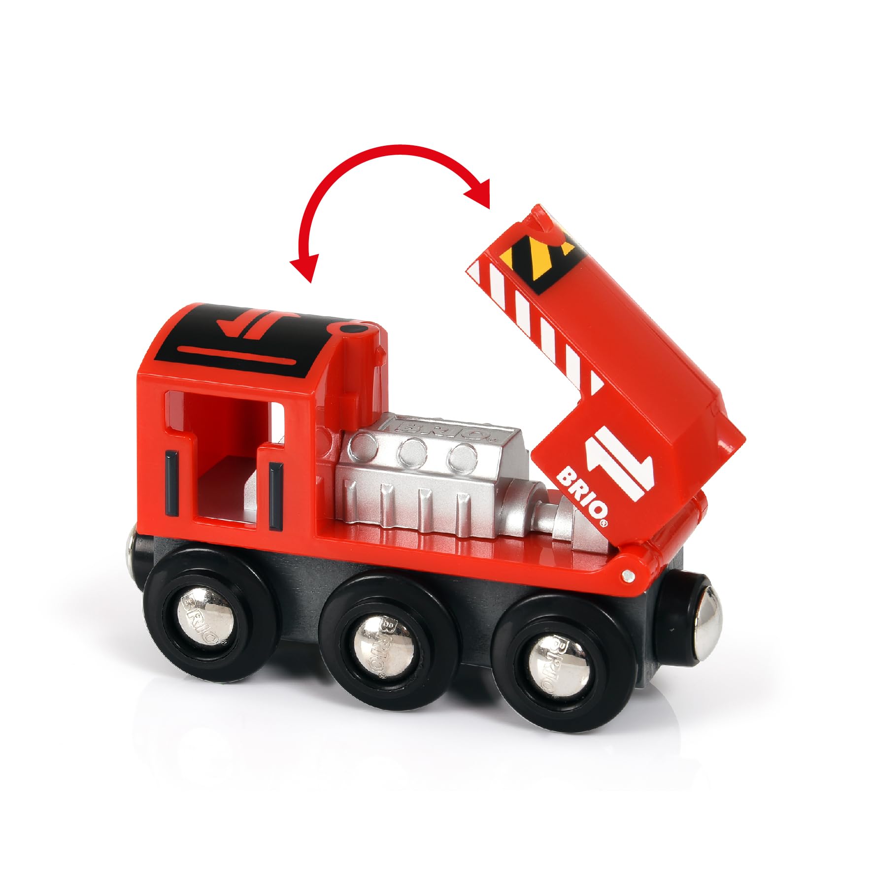 BRIO World – 36023 – Circuit Activités Cargo – Circuit de Train en Bois – 29 pièces avec Passage à Niveau et Grue pivotante – Enfants – Jouet Mixte à partir de 3 Ans