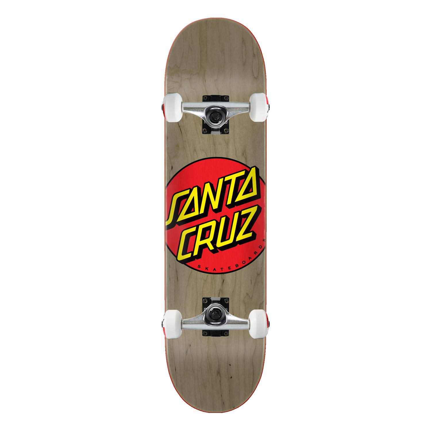 Santa Cruz Skateboard Assembly Classic Dot Grey 8 375 x 31 83 Complete