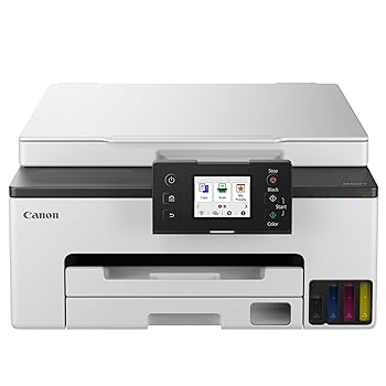 Canon MAXIFY GX1050 Wireless Colour 3-in-1 Refillable MegaTank Inkjet Printer, White