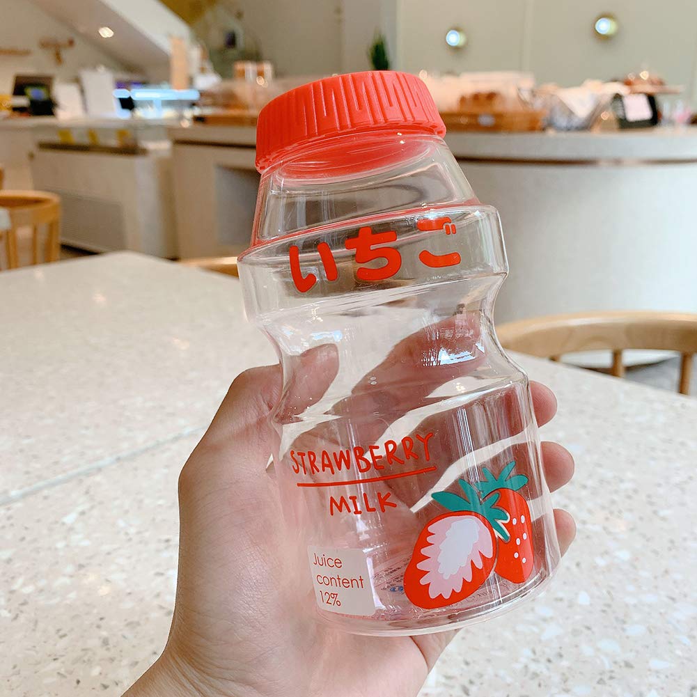 Buy SLSNATFOUND Plastic Water Bottle Tour Drinking Bottle Yakult Shape