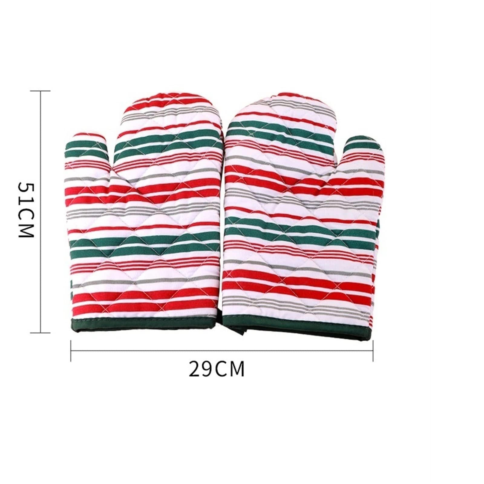 Gants isolants for Four à Micro-Ondes, épais, résistants aux Hautes températures, for la Cuisson, Anti-brûlures(Red)
