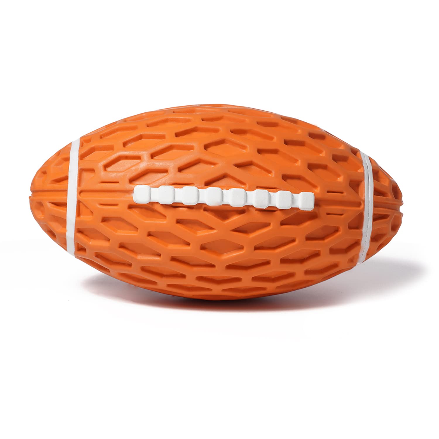 Dog Toys Ball Pet Squeaky Toys Rubber Floating Football Interactive and Trainning Durable Chew Toys for Fetching Games