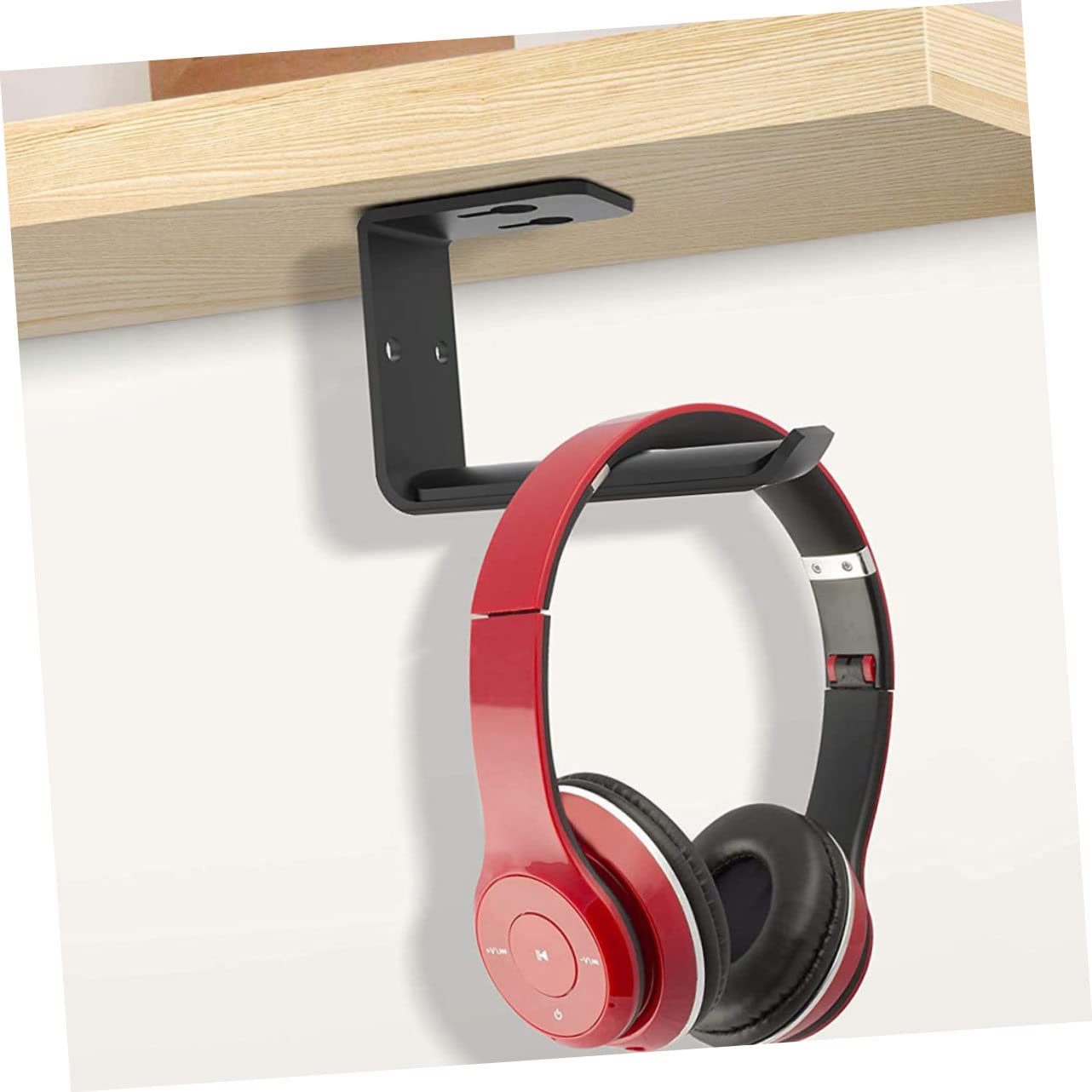 DOITOOL 6 Pz supporto per cuffie gancio sotto scrivania per cuffia portacomputer porta computer porta cuffia gancio per cuffie auricolare staffa allacciare appendiabiti