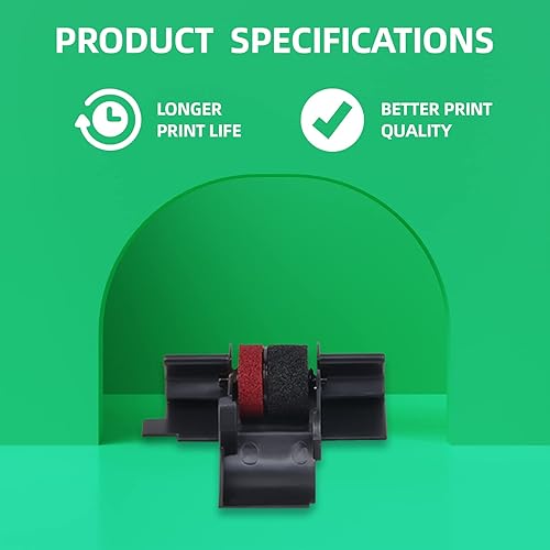 Miniatura 2 de Cosob Paquete de 10 cintas de repuesto compatibles para IR40T IR-40T CP13 MP-12D con impresora Sharp EL-1750V, EL-1801V, HR-100TM, HR-170RC, Canon