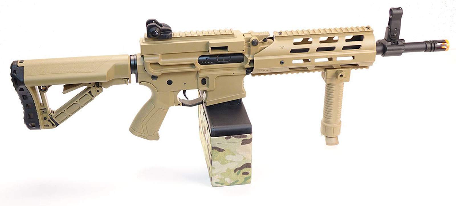 電動ガン トイガン エアーガン G&G CM16 LMG カスタム品 マガジン グリップ ドットサイト 対象年齢18才以上 5％OFFクーポン＆P5倍】G&G 18歳以上用電動ガン CM16 LMG BK | G&G