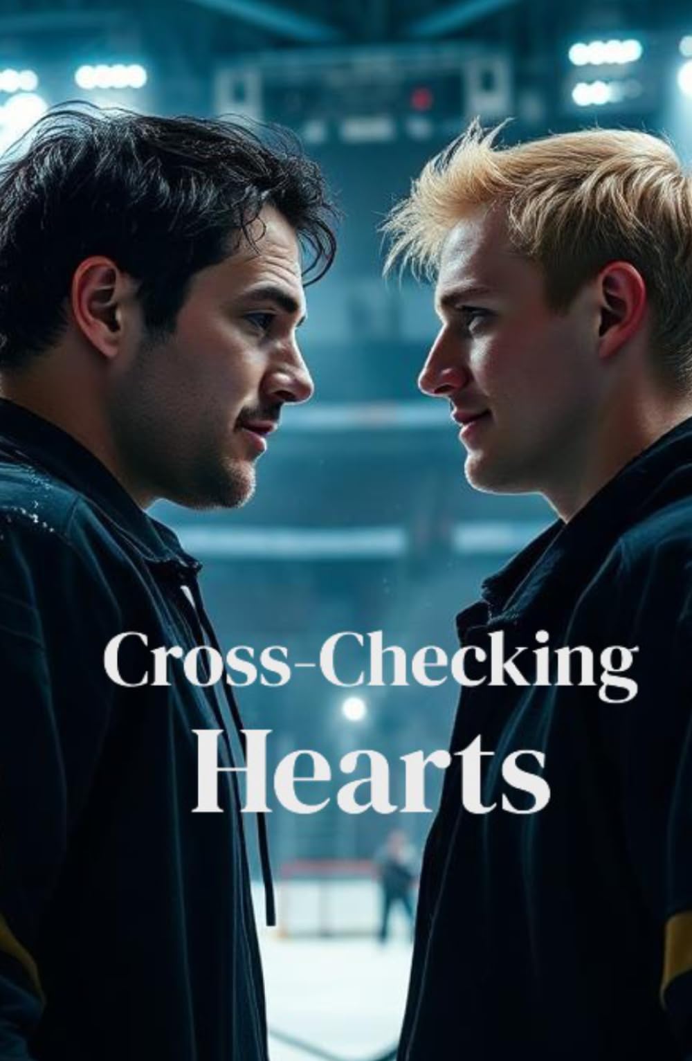 Cross Checking Hearts (MM Romance): A Steamy MM Hockey Romance About a Closeted NHL Captain, a Fearless Rookie, and the Forbidden Love That Could Change the Game (Between the Lines)