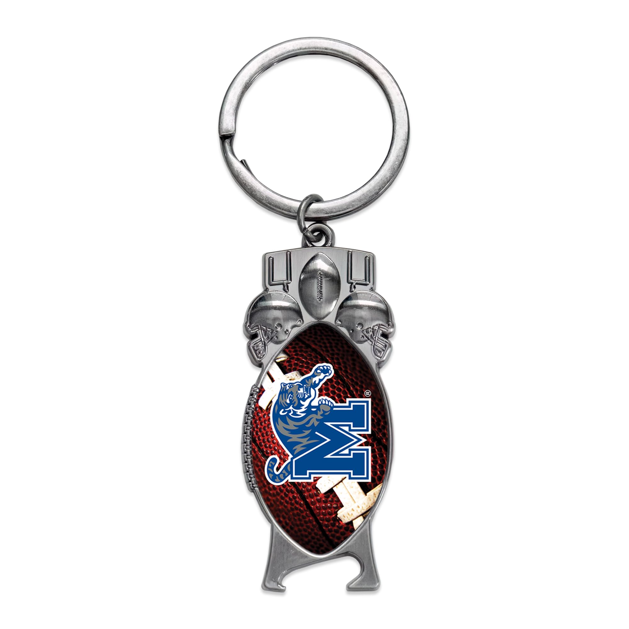 Rico Industries NCAA Memphis Tigers Sculpted Bottle Opener Keychain -Great Gift Item