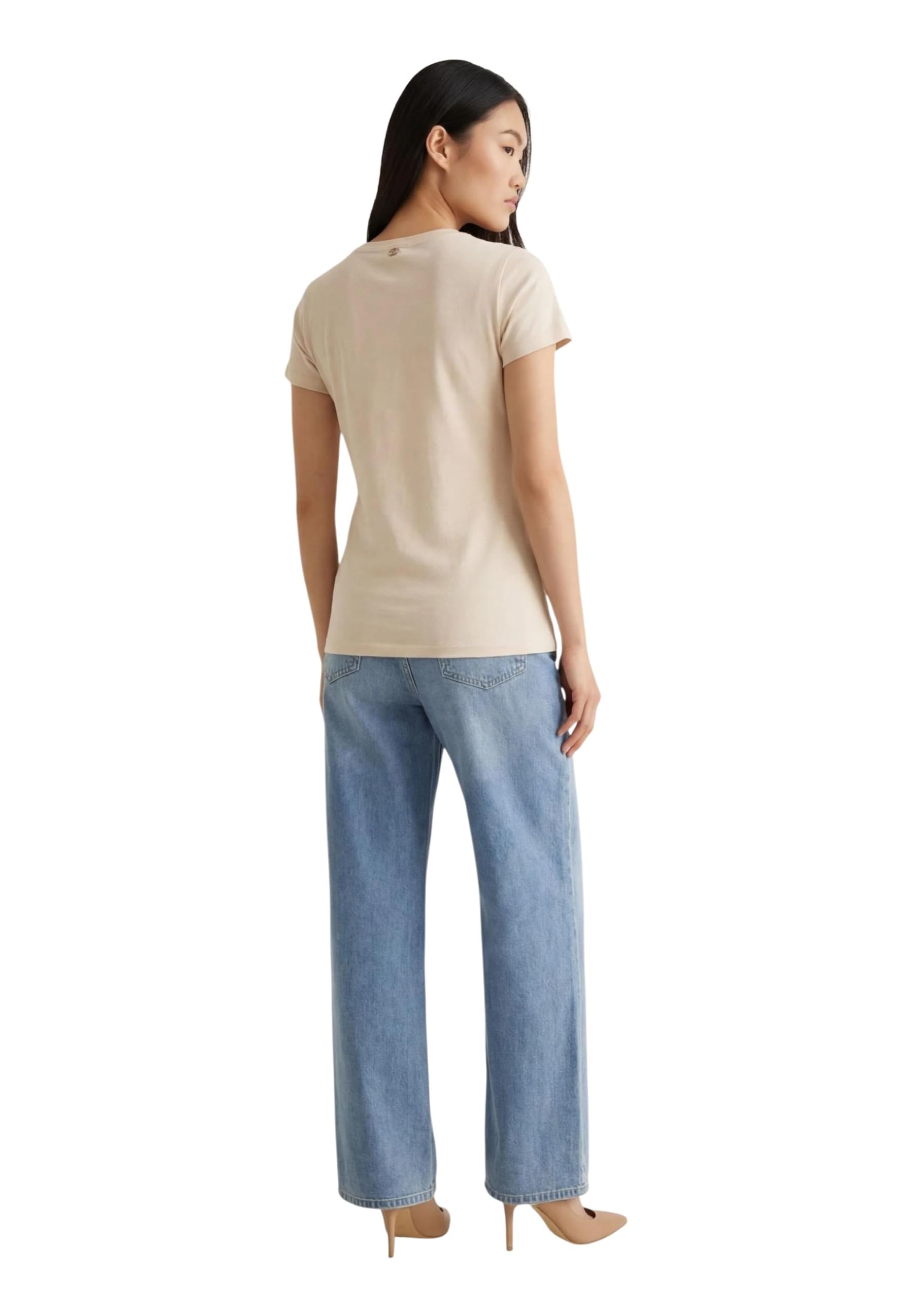 Liu Jo T-Shirt Maniche Corte ECS Moda TA6155 JS923 Bianco