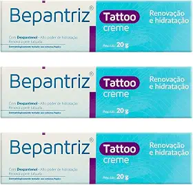 Kit 3 unidades: Bepantriz Tattoo Creme 20g