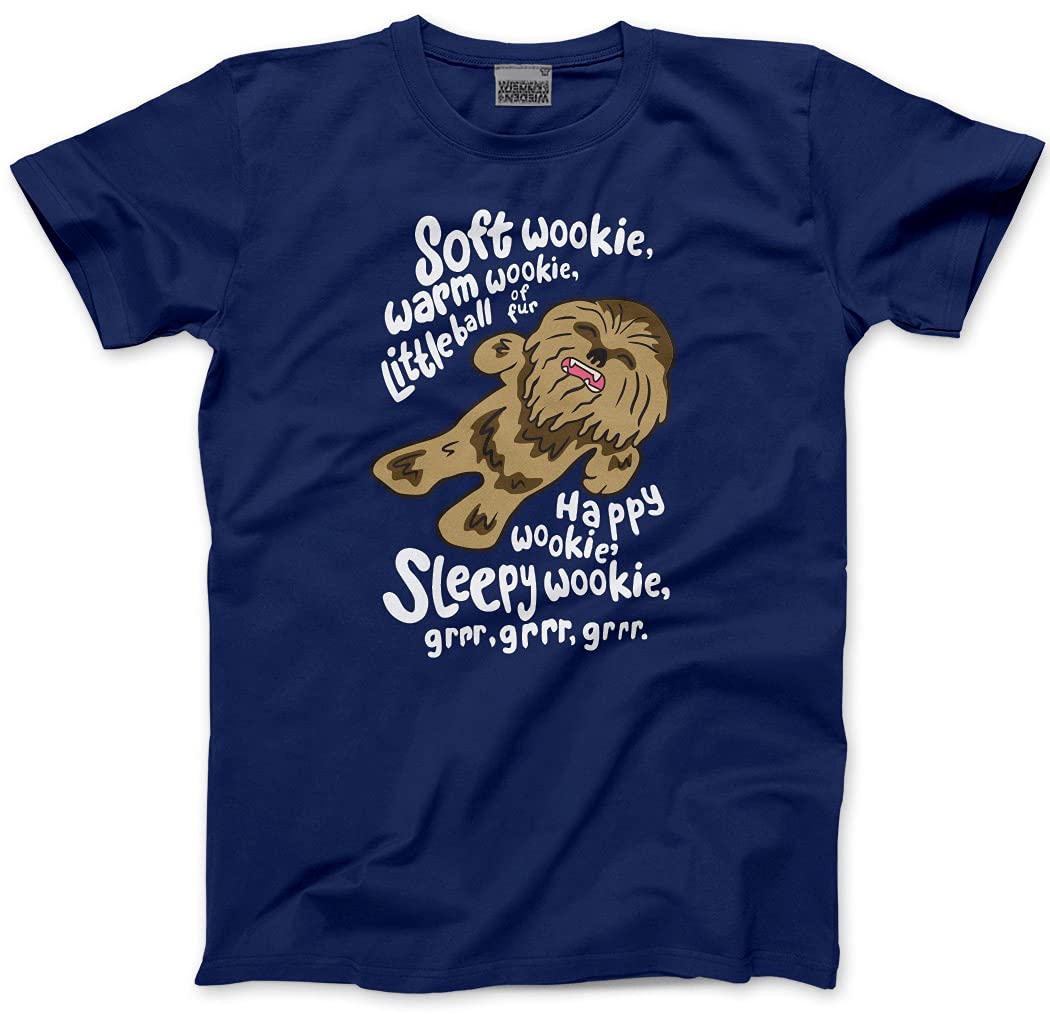 Hotscamp Men's Navy Soft Wookie Unisex T-Shirt - Large