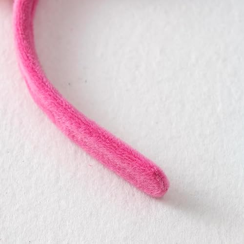 Miniatura 5 de Diadema de orejas de ratón rosa y azul con lazo de lentejuelas para fiesta de revelación de género