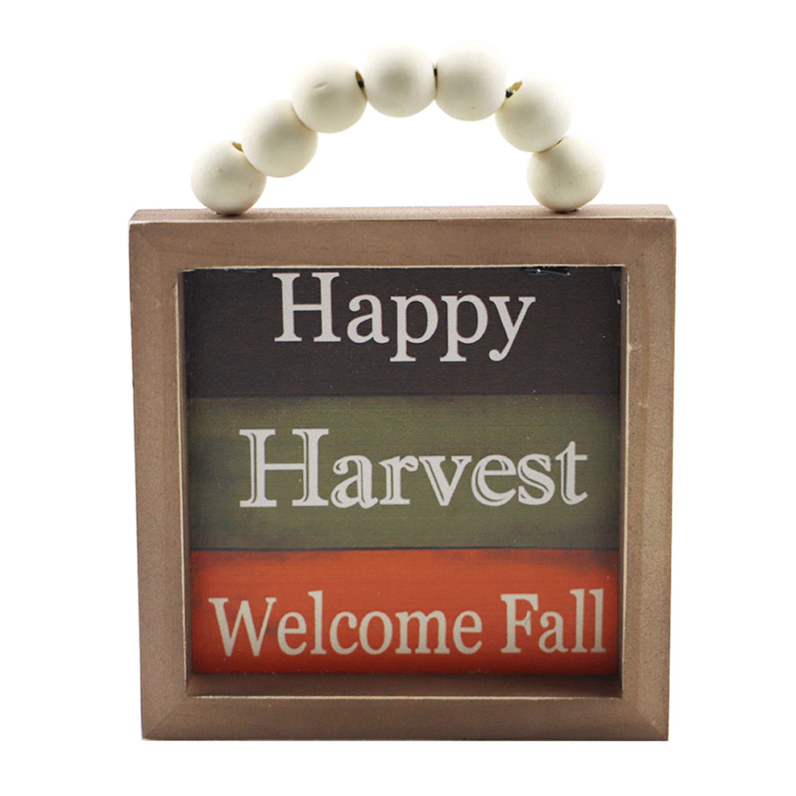 Buxuaaaa Thanksgiving Hanging Decor Wooden Block Farmhouse Autumn Decor Fall Wood Sign Harvest Wood for Holiday Party Hanging Sign