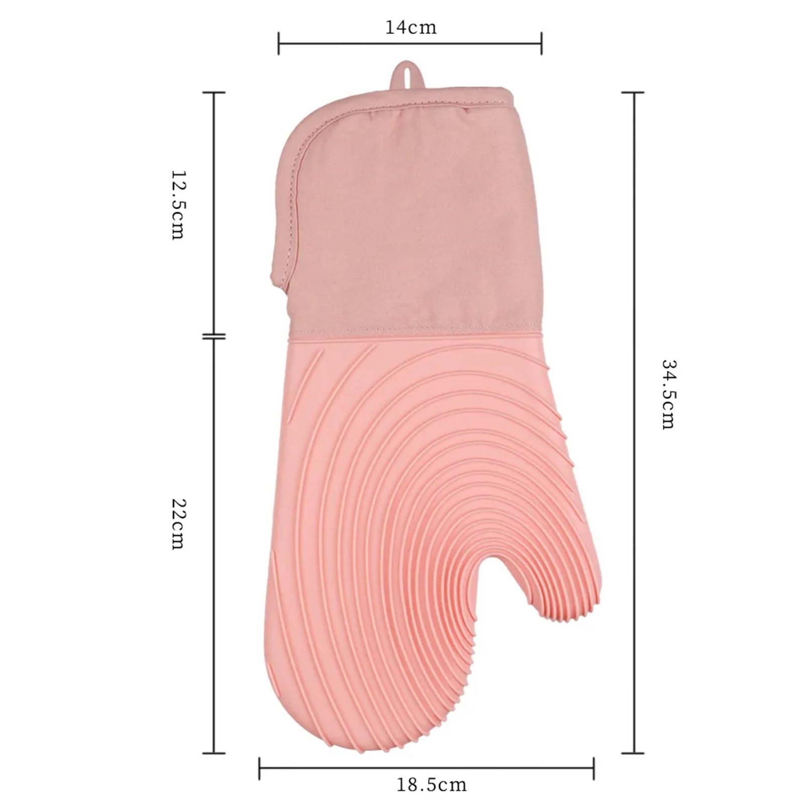 Gants De Cuisine Gants de Four résistants à la Chaleur en Coton Silicone, Gants Cuisine épais Anti-brûlure pour La Cuisine Maison(Color5)