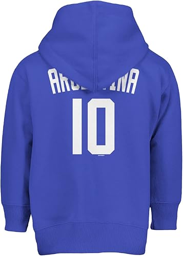 Miniatura 6 de Haase Unlimited Argentina Futbol - World Champs 2022 - Sudadera con capucha de forro polar para niños y jóvenes