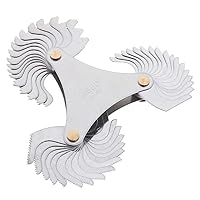 Vista 7 de Medidor de tornillo métrico e imperial y estadounidense SAE + 51 unidades de calibre de rosca America SAE