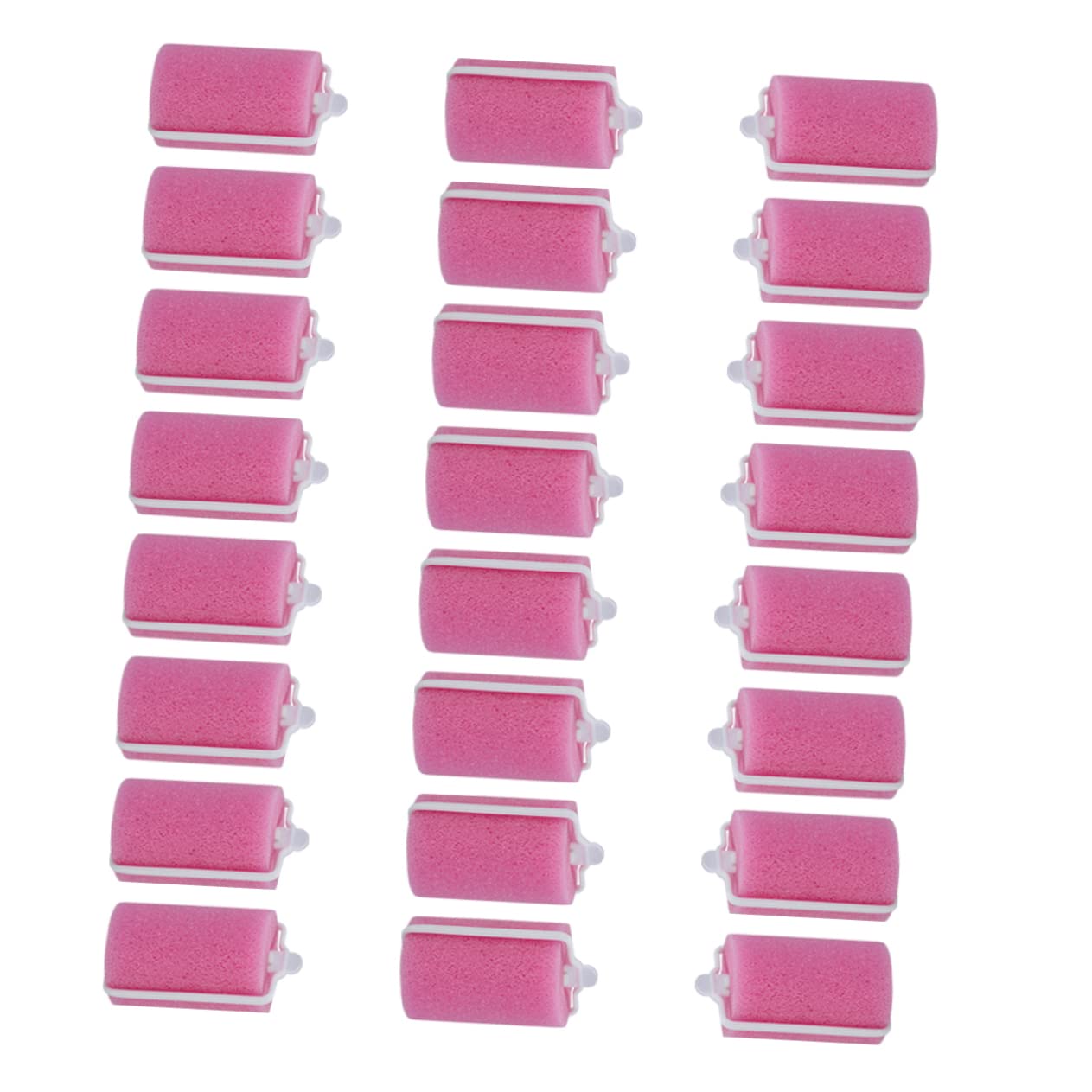 PartyKindom Curling Hair Stick Sponge Rollers 24pcs Hair Styling Tool for Volume (random Colors 63x32mm 12pcs/pack)