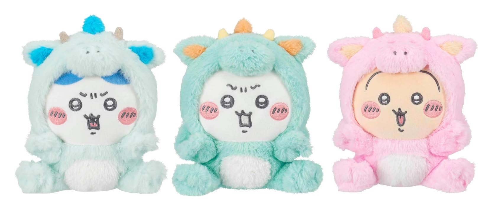 Amazon.co.jp: ちいかわ ハッピーバッグ 2024 干支ぬいぐるみ 辰年3種  