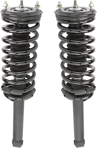 Miniatura 211 de TRQ - Conjunto de puntal delantero y resorte helicoidal (lados del conductor y del pasajero), para auto