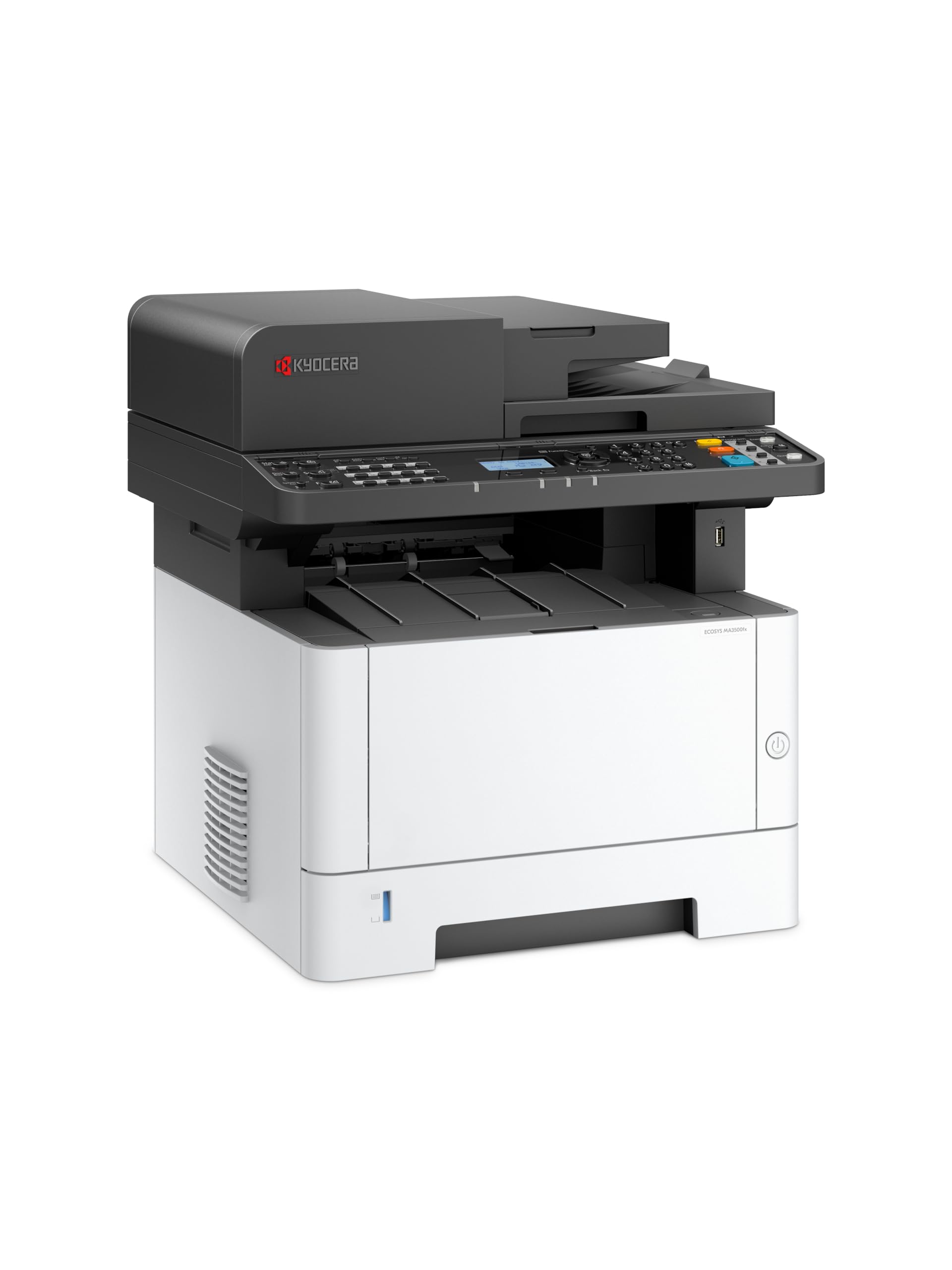 Kyocera Ecosys MA3500fx Multifunktionsdrucker Schwarz Weiss | Drucker Scanner Kopierer, Fax. 35 Seiten pro Minute. Laserdrucker Multifunktionsgerät mit Mobile-Print