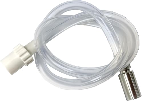 KicthenBoss Food Grade Silicone Hose Replacement for Gallon Bottle Pump with Stainless Steel Weighted End