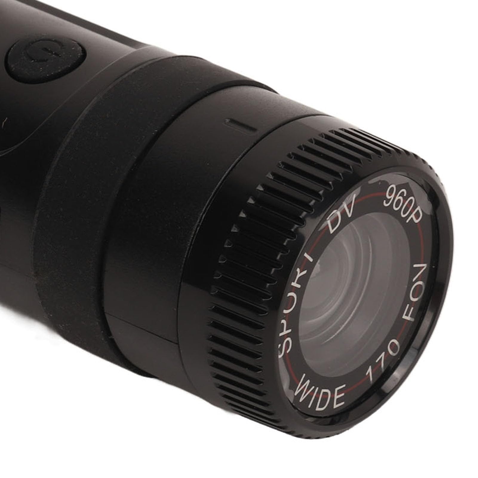 Telecamera per Casco da Motociclista HD 1080p, Impermeabile, Batteria da 450 MAh, Registrazione in, Grandangolo da 170°