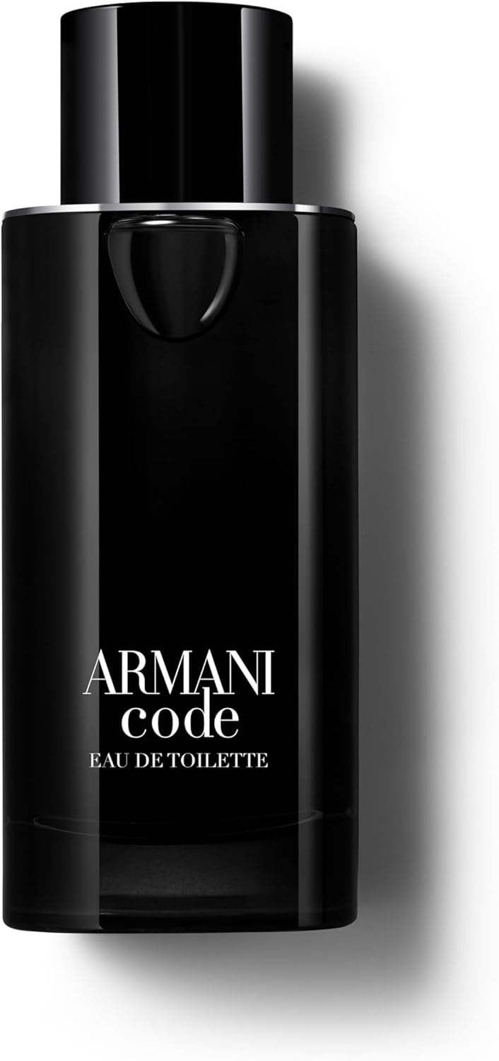 Armani Beauty, Armani Code Eau de Toilette, Giorgio Armani, Perfume Masculino Refilável, Fragrância Oriental Amadeirada com Notas de Tangerina Verde, Lavanda, Fava Tonka e Cedro