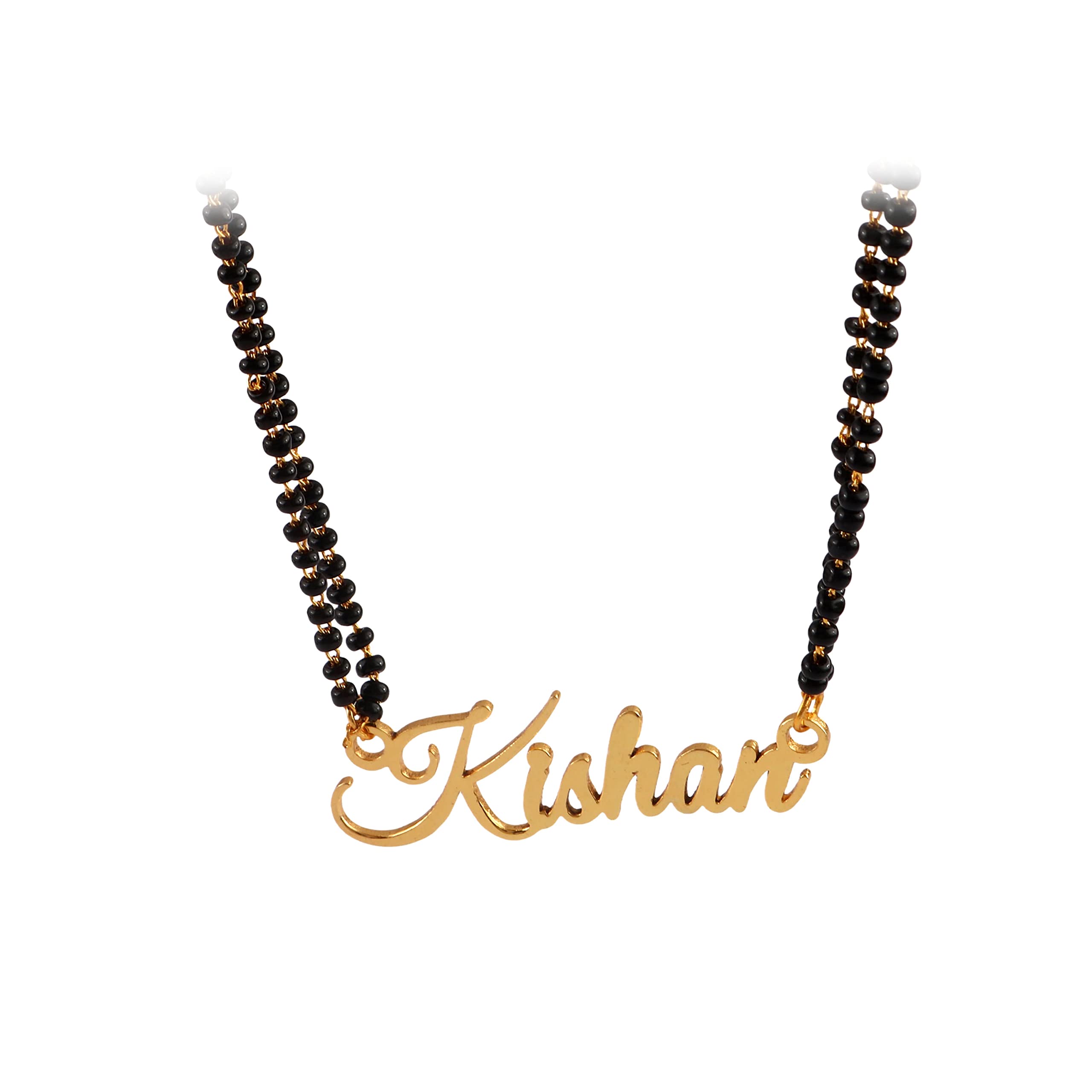 Seasons Kreation Personalized Couple Name Mangalsutra Gold plated Mangalsutra Name pendant Customized Jewelry Gifts for Women Wife with Chain Set of 1 (husband Name) (B0B42LVVJQ) Amazon Price History, Amazon Price Tracker