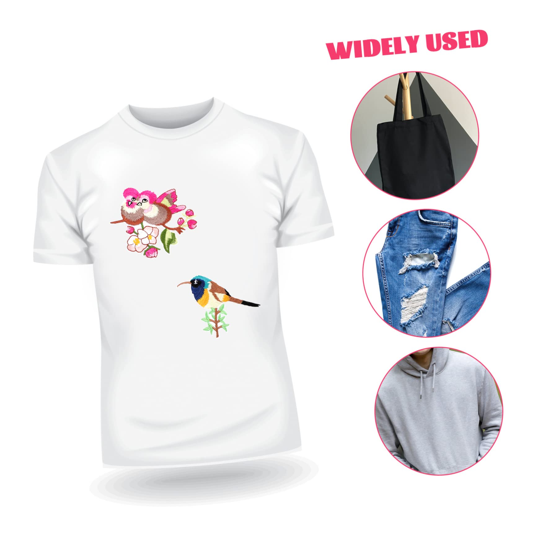 SHINEOFI 30pezzi Toppe Ricamate Patches Termoadesive Per Abbigliamento Decorazioni Per e Accessori Patches Per e Rinvigorire