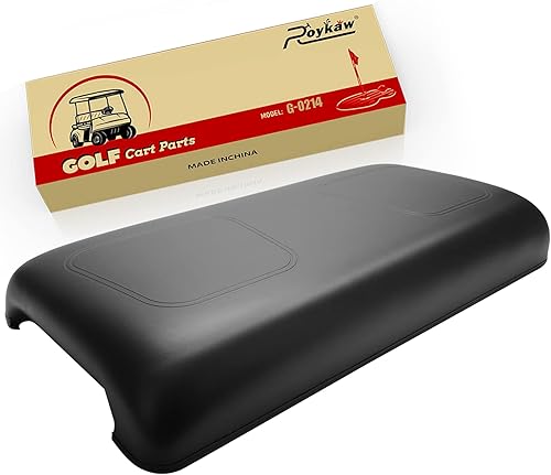 Roykaw Conjunto de cojín inferior del asiento delantero del carrito de golf para Club Car DS 2000.5-up modelos de gas y eléctricos, negro