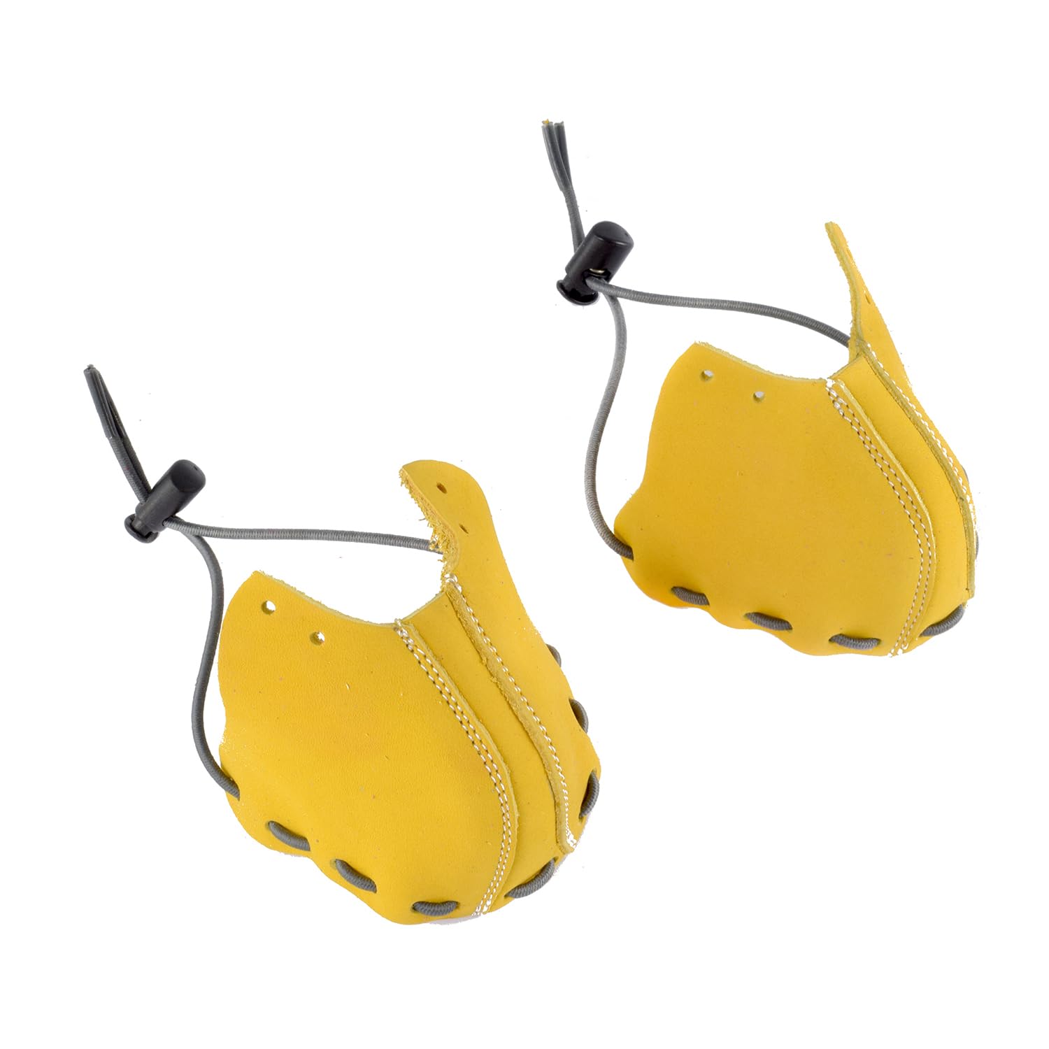 WIFA - Roller Skate Protective Caps - Leather Toe Caps, Guard Protectors w/Rubber Drawstring, Roller Skates, Derby - Mango