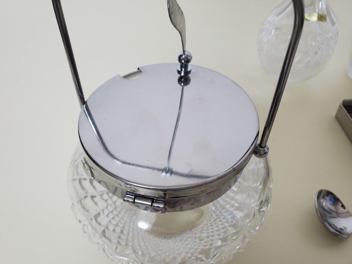 Amazon | カメイガラス クリスタル 調味料入れ 醤油差し シュガー