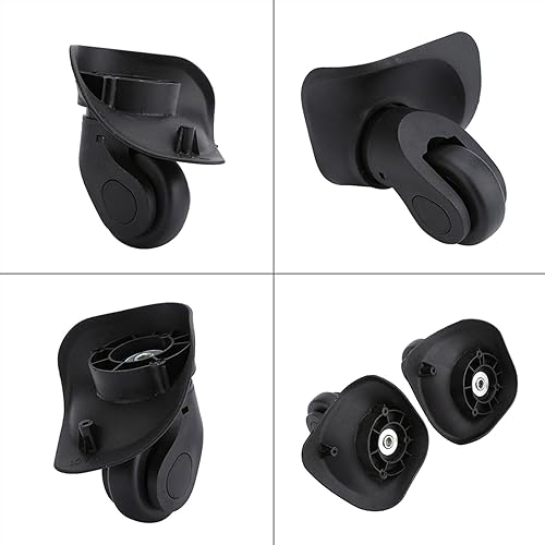 Miniatura 5 de Dioche Ruedas de repuesto para maleta de viaje, ruedas giratorias de repuesto para maleta de viaje (2 unidades)