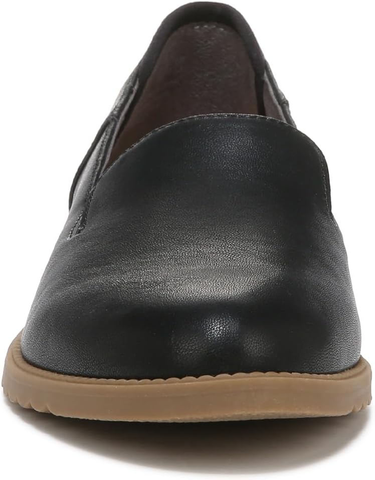 Dr. Scholl's Shoes Women's Jetset Slip On Wedge Loafer, Black Smooth, 11 - Image 2