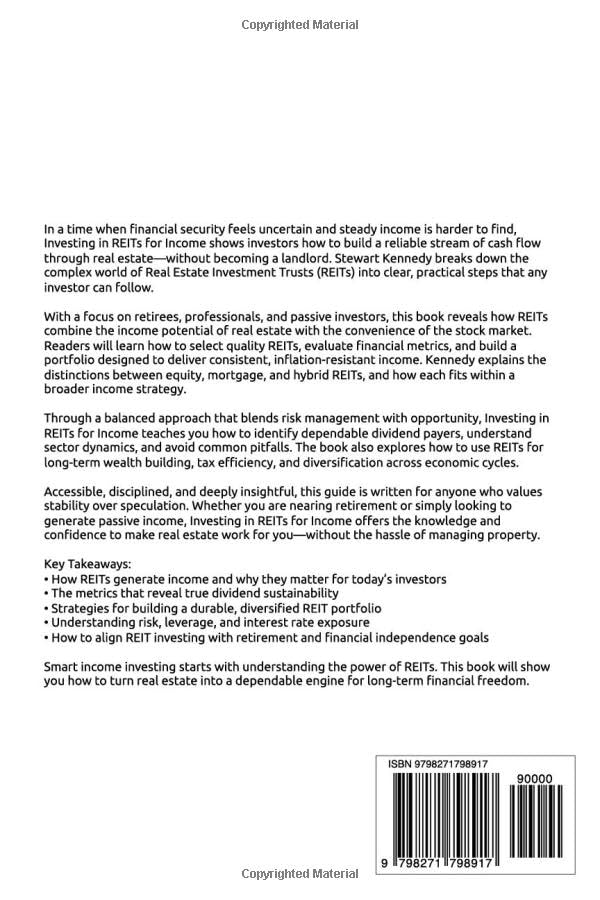 Investing in REITs for Income: A Strategy for Retirees and Passive Investors to Build a Durable Real Estate Portfolio (The Investing Essentials Library) - Image 2