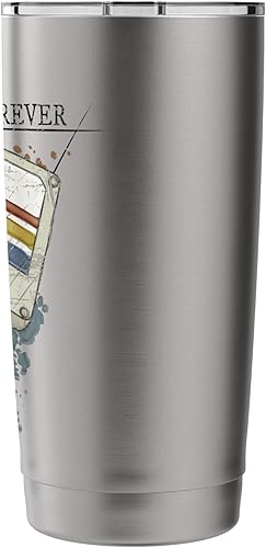 Miniatura 2 de Old School Forever Retro 90s Cassette Mixtape Vaso aislado de acero inoxidable