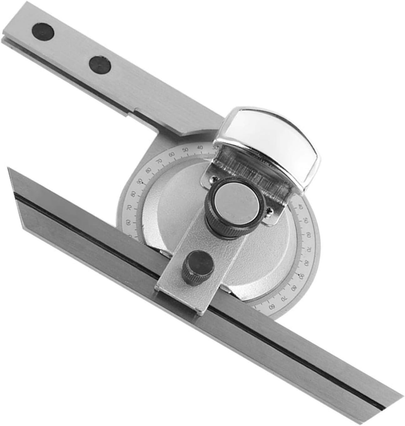 Zaraddia 360 Degree Bevel Protractor,360 Degree Steel Universal Bevel