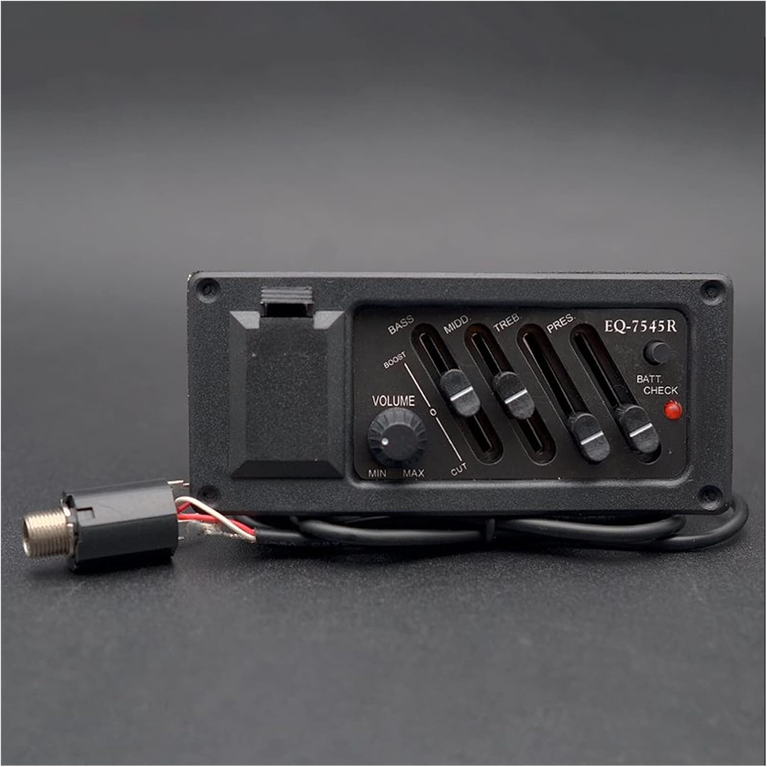 TSTS Acoustic pickup 4 Band Guitar Equalizer Acoustic Guitar Preamp Amplifier Pickup (Color