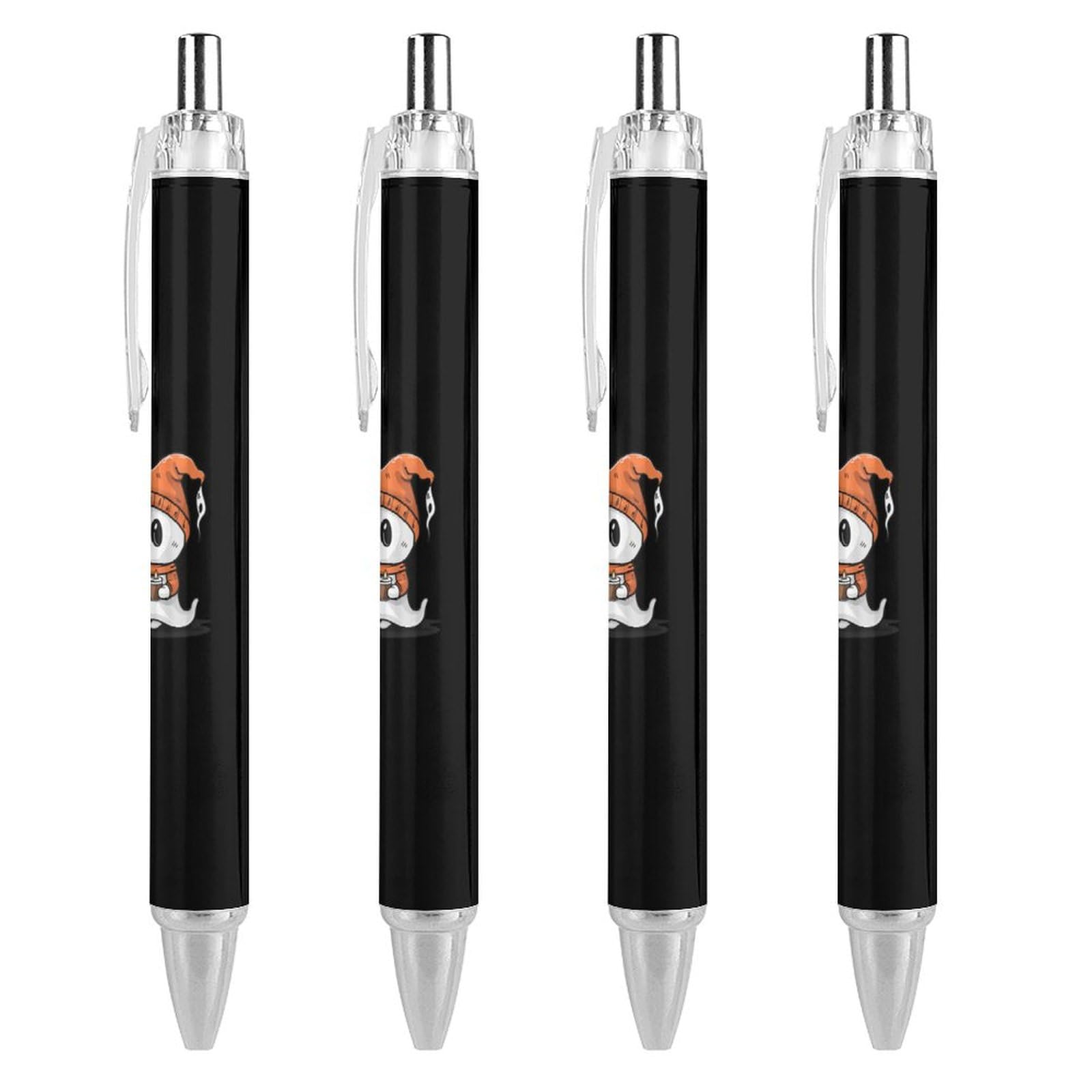 Bolígrafo retráctil de Halloween ideal como regalo original para compañeros de trabajo, 4 unids 8