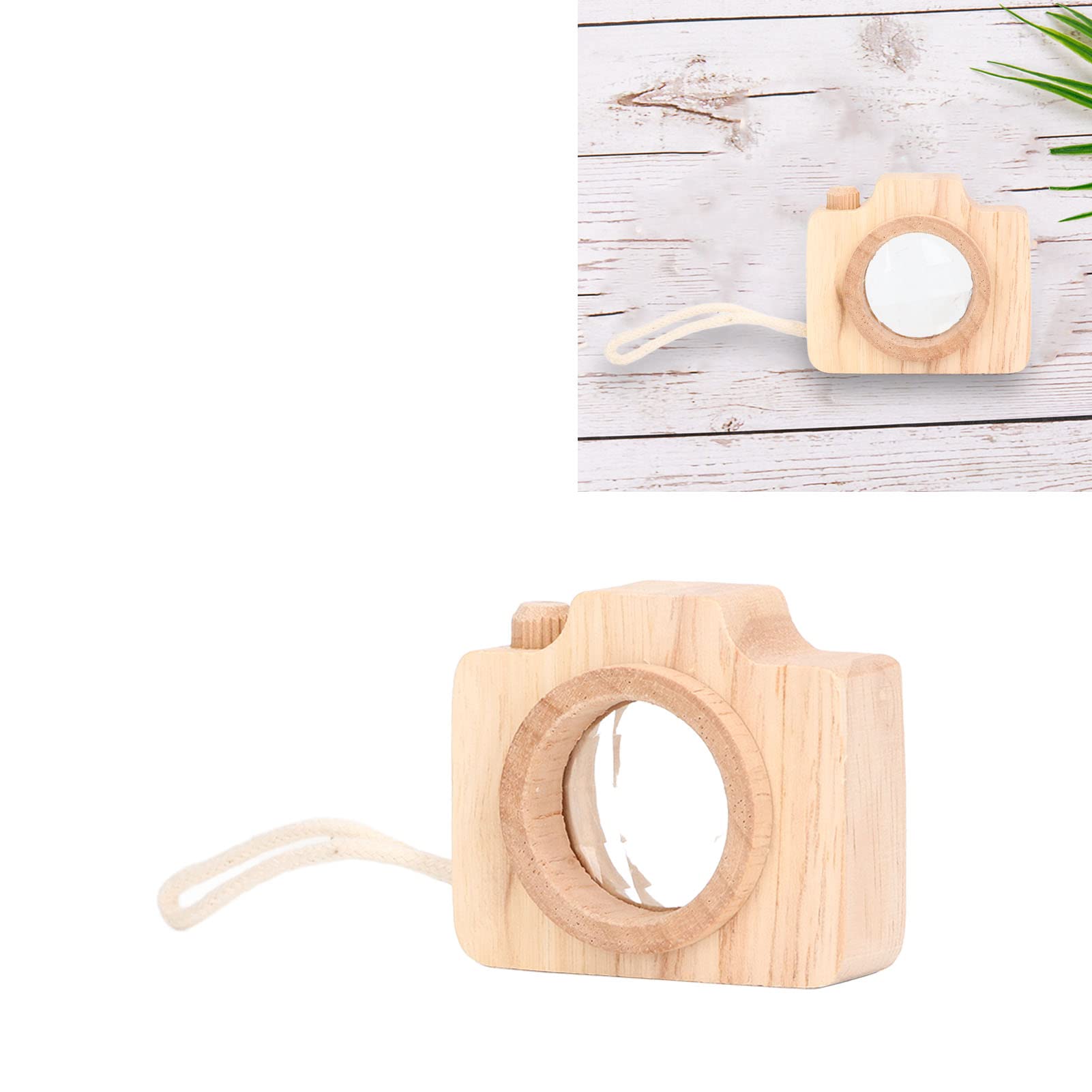 Prism Lens Toy Bee Eye Effect Unique Camera Cute Portable Interesting Children Toy (Wood Color) Kaleidoscope